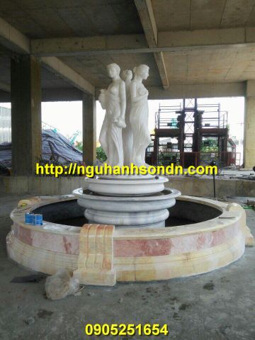 đài phun nước bằng đá cẩm thạch