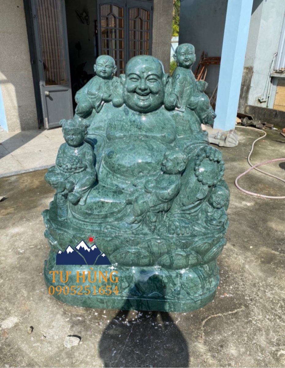 Tượng Phật Di lặc đá xanh ẤN ĐỘ