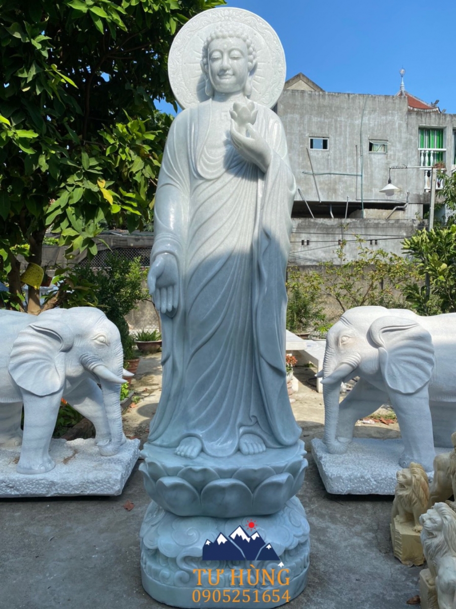 tượng Phật A DI ĐÀ đá cẩm thạch đẹp nhất