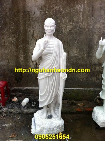 tượng thập đại đệ tử đá nguyên khối