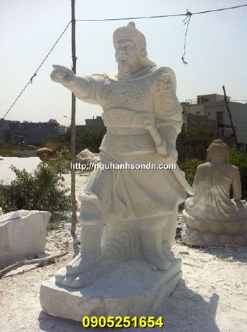 tượng vua quang trung bằng đá cẩm thạch trắng