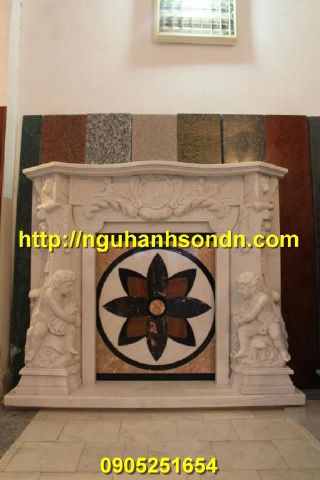 lò sưởi bằng đá cẩm thạch